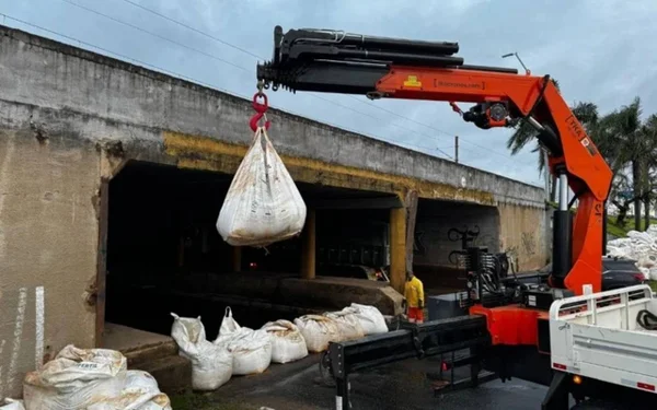 imagem colorida fechamento comportas porto alegre