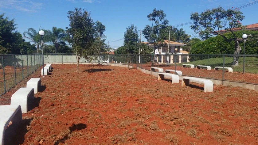 Obras para a montagem do ParCão no Lago Norte Obras para a montagem do ParCão no Lago Norte