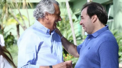 Ronaldo Caiado e Rodrigo Maia