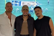 Ricky Martin, Neymar e Pedro Sampaio Ricky Martin, Neymar e Pedro Sampaio