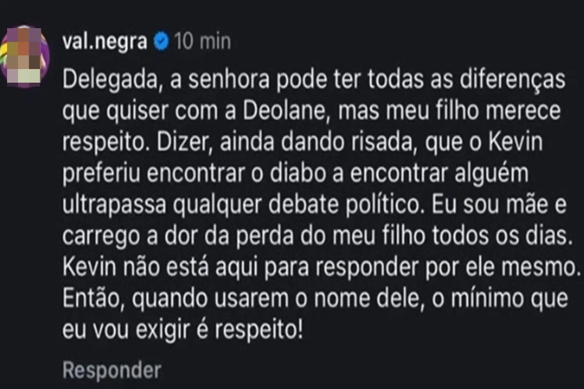 Valquiria Nascimento, conhecida como Val Negra, soltou o verbo contra fala da advogada Maria Corsato Valquiria Nascimento, conhecida como Val Negra, soltou o verbo contra fala da advogada Maria Corsato