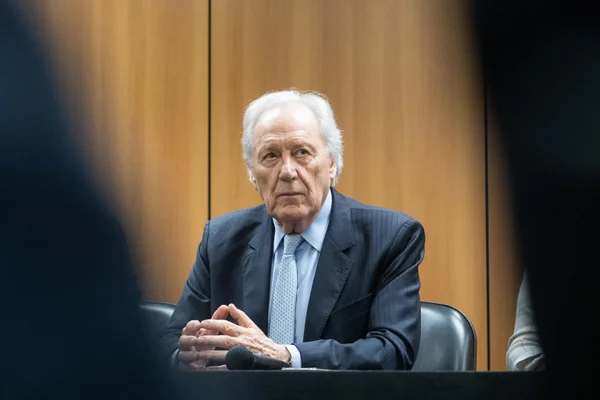 O ministro da Justiça, Ricardo Lewandowski, concede coletiva ao lado de ministros do Interior e da Segurança do Mercosul, após a LIV Reunião do bloco, no Palácio da Justiça Metrópoles