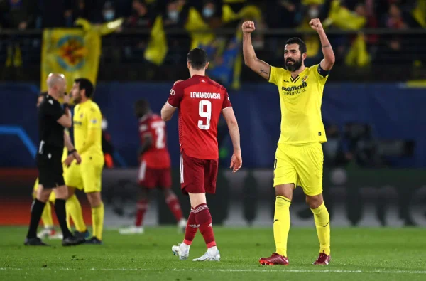 Villarreal vence e sai na frente do Bayern nas quartas da Champions
