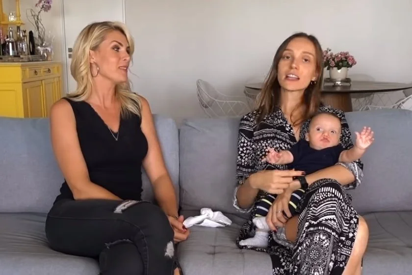 Ana Hickmann é tia do pequeno Ana Hickmann é tia do pequeno