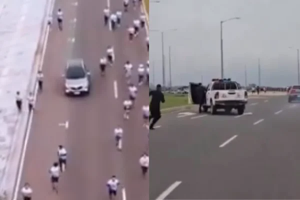 Corrida é invadida por perseguição policial e tiroteiro no Paraguai