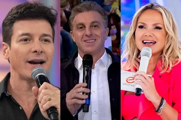Rodrigo Faro, Luciano Huck e Eliana