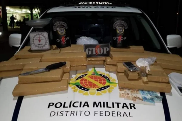 Funcionário usou lava-jato no DF para esconder mais de 40kg de drogas