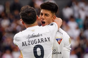 Villamil abriu o placar para a LDU no primeiro tempo