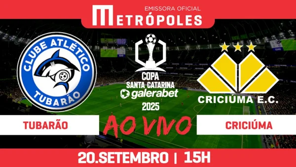 Tubarão e Criciúma se enfrentaram pela Copa Santa Catarina; vídeo