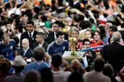 Argentino foi vice-campeão na Copa de 2014, no Brasil, após derrota para a Alemanha na final Argentino foi vice-campeão na Copa de 2014, no Brasil, após derrota para a Alemanha na final