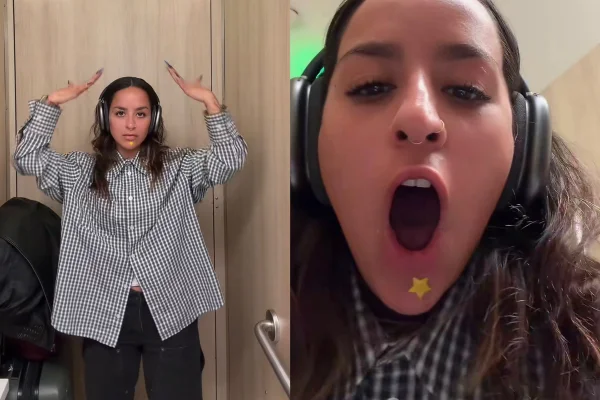 Montagem com fotos de tik toker Brianna Morales