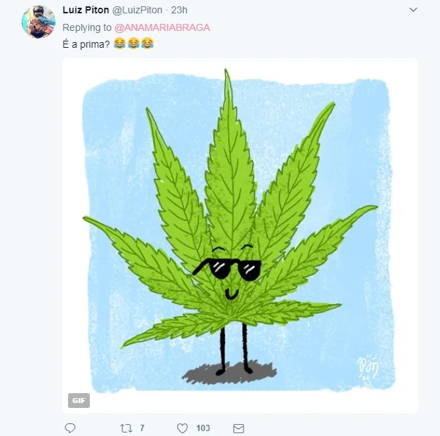 Ana Maria posta foto com erva e fãs acham que é maconha - imagem 6 Ana Maria posta foto com erva e fãs acham que é maconha - imagem 6