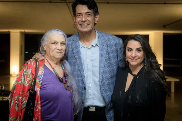 Naura Timm, Claudio Pereira e Danielle Athayde