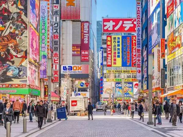 Imagem colorida de Tóqio, no Japão