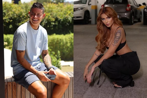 Fernanda Campos expõe mensagens de James Rodríguez: “Talvez ainda role”