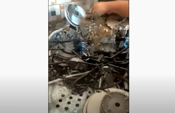 Vídeo mostra destroços de fogão após panela de pressão explodir em cozinha - Metrópoles