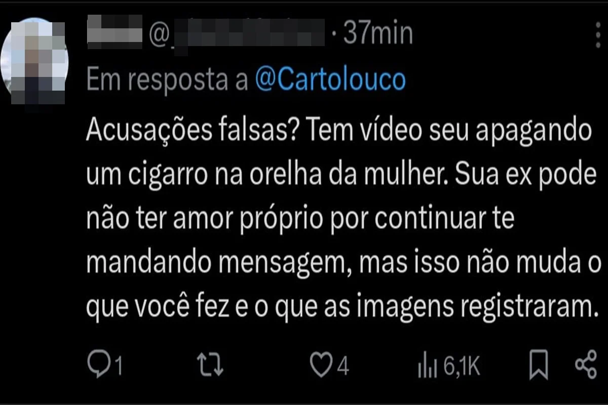 Cartolouco não convenceu com seu pronunciamento no Instagram Cartolouco não convenceu com seu pronunciamento no Instagram