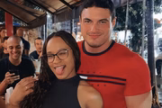 Rebeca Andrade e Luiz Cleiton