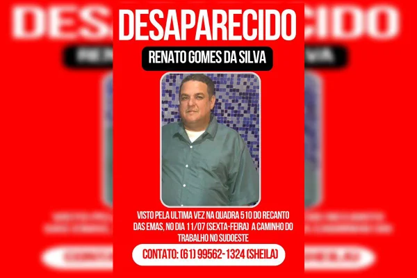Renato Gomes da Silva desaparecido