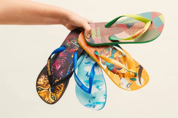 Havaianas seguradas
