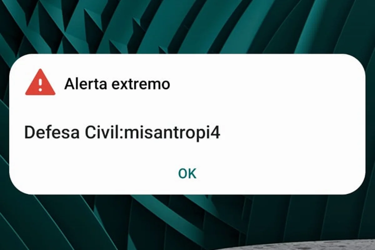 Alerta falso da Defesa Civil Alerta falso da Defesa Civil