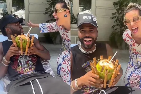 Vídeo: Jason Derulo leva susto de Narcisa antes do Rock in Rio