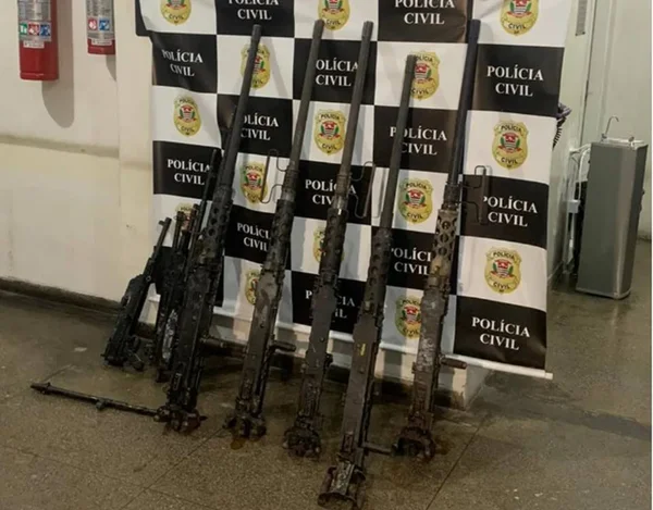 Armas apreendidas