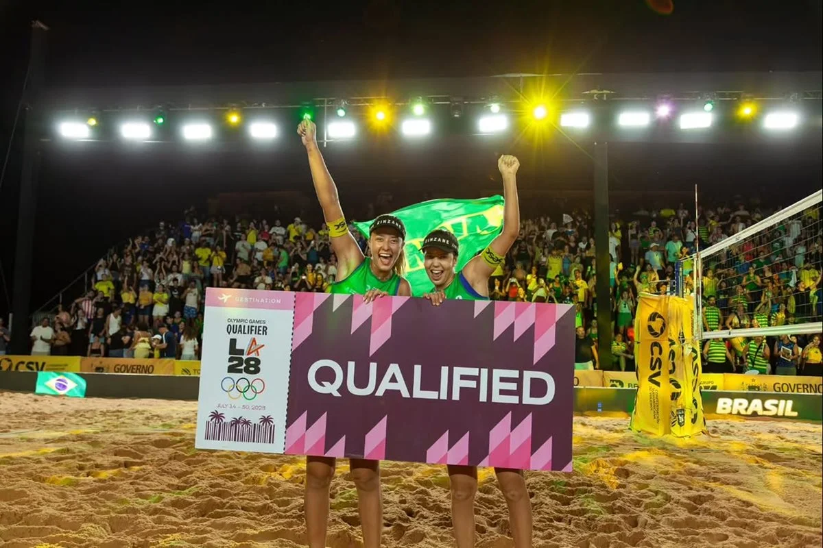 Vôlei de praia: Brasil garante vagas nas Olimpíadas de 2028 - imagem 3 Vôlei de praia: Brasil garante vagas nas Olimpíadas de 2028 - imagem 3
