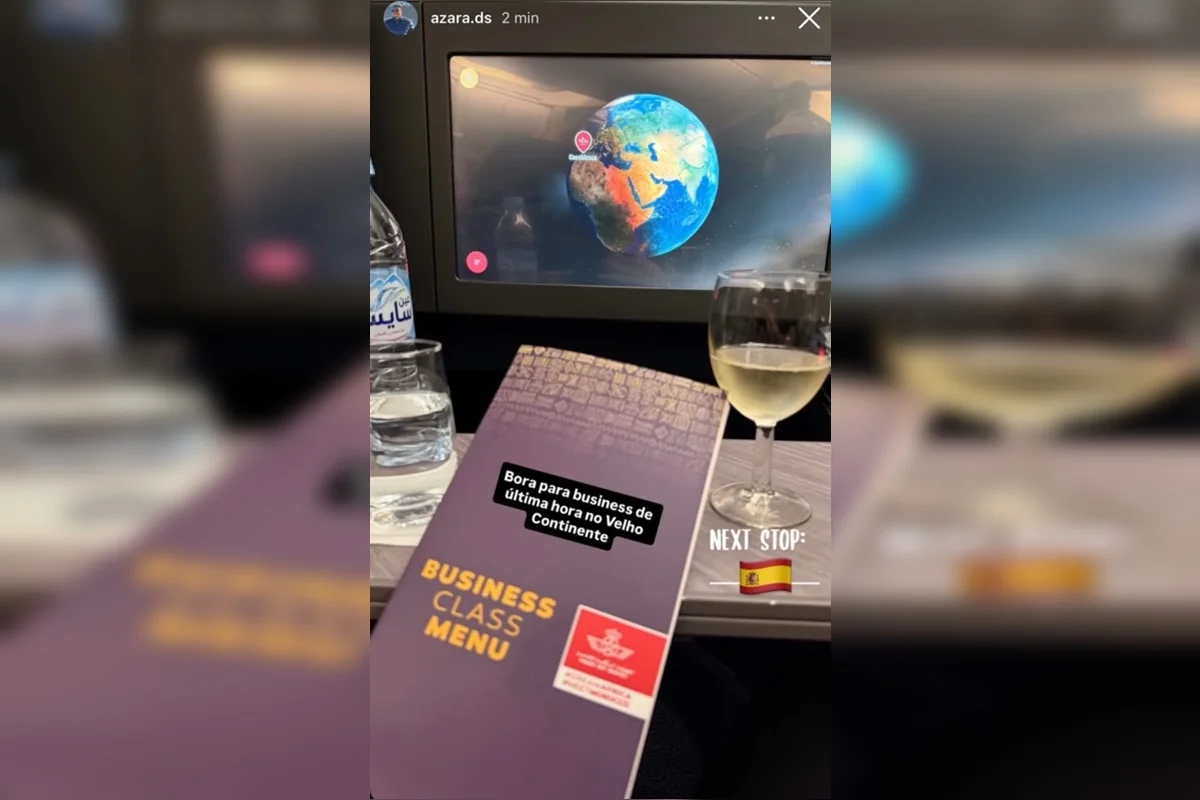 Em 9 de julho, ele postou outra viagem para o exterior, dessa vez à Espanha Em 9 de julho, ele postou outra viagem para o exterior, dessa vez à Espanha