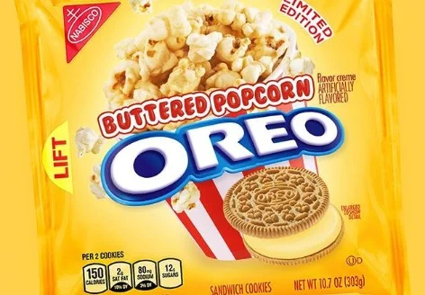 Oreo lança biscoito com recheio de pipoca amanteigada