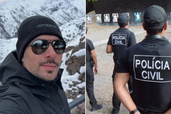 Imagens coloridas mostram advogado e PC - Metrópoles