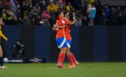 Os gols do Chile foram marcados por Sonya Keefe e Nayadet López