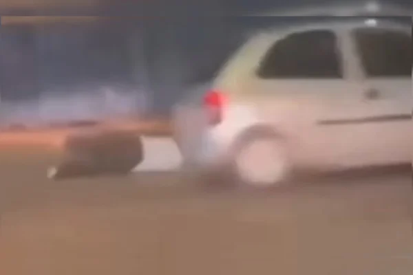 Briga de trânsito: mulher é atropelada e arrastada por carro no Entorno