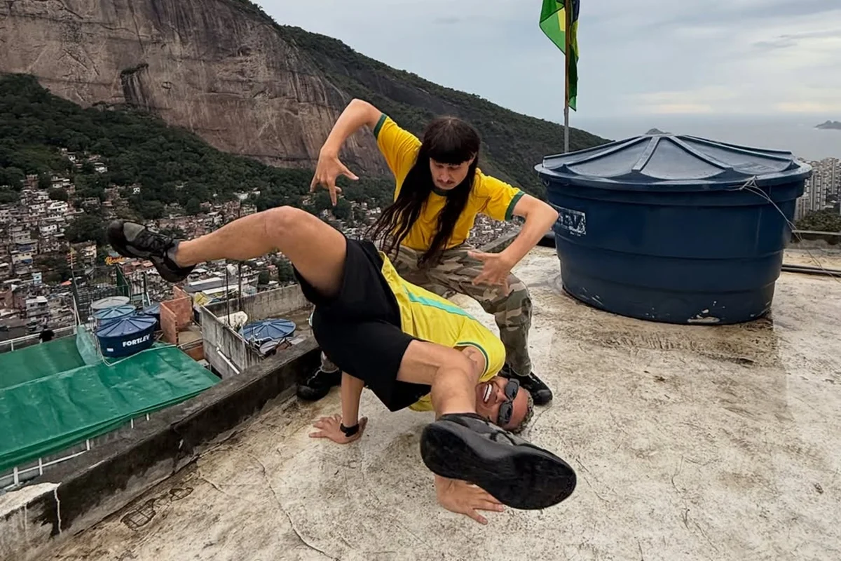 Iae Break e Oliver Tree no Rio de Janeiro Iae Break e Oliver Tree no Rio de Janeiro