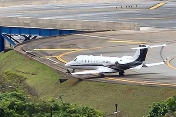 Vídeo: veja o momento em que avião derrapa na pista de Congonhas