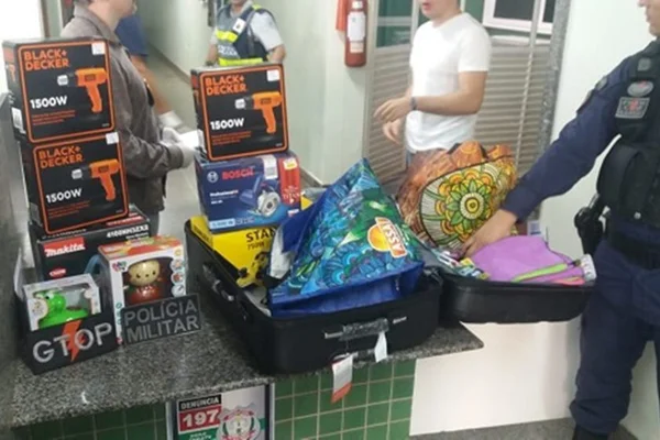 PMDF prende casal especialista em furtos a supermercados