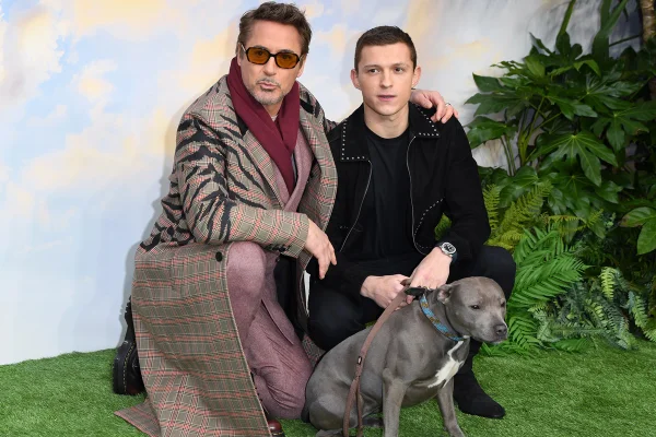 Foto colorida de Tom Holland e Robert Downey Jr. - Metrópoles