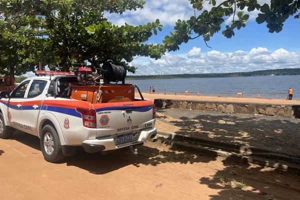 Imagem colorida da Represa do Broa, em Itirapina (SP), interditada após ataques de piranhas a banhistas. - Metrópoles