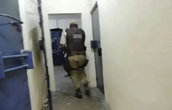 Imagem colorida de policiais - Metrópoles