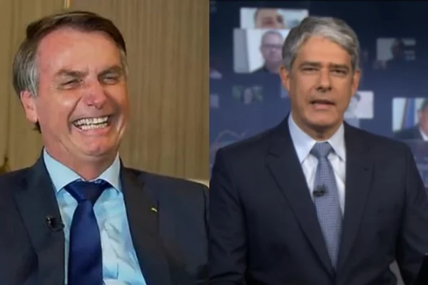Bolsonaro e William Bonner