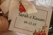 Lembrança do casamento de Kauan, dupla de Matheus, e Sarah Biancolini Lembrança do casamento de Kauan, dupla de Matheus, e Sarah Biancolini