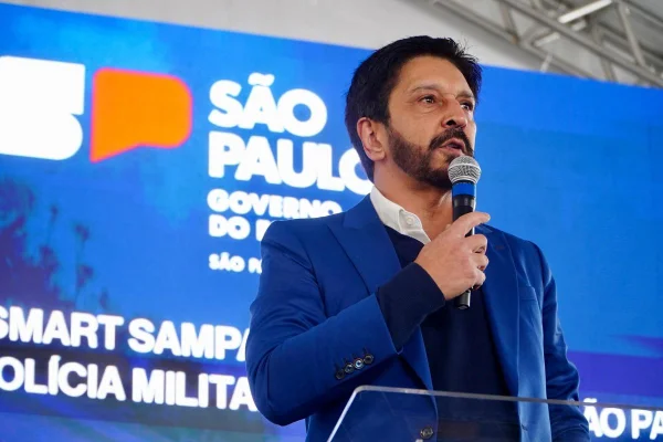 O prefeito de São Paulo, Ricardo Nunes (MDB)