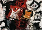 "Equilíbrio" (1967): óleo sobre tela. Foto: Catálogo/Reprodução "Equilíbrio" (1967): óleo sobre tela. Foto: Catálogo/Reprodução