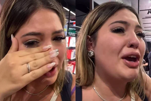 Mari Menezes chorando - Metrópoles