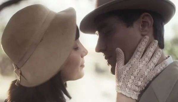 Almeida e Clotilde na novela Éramos Seis, da TV Globo