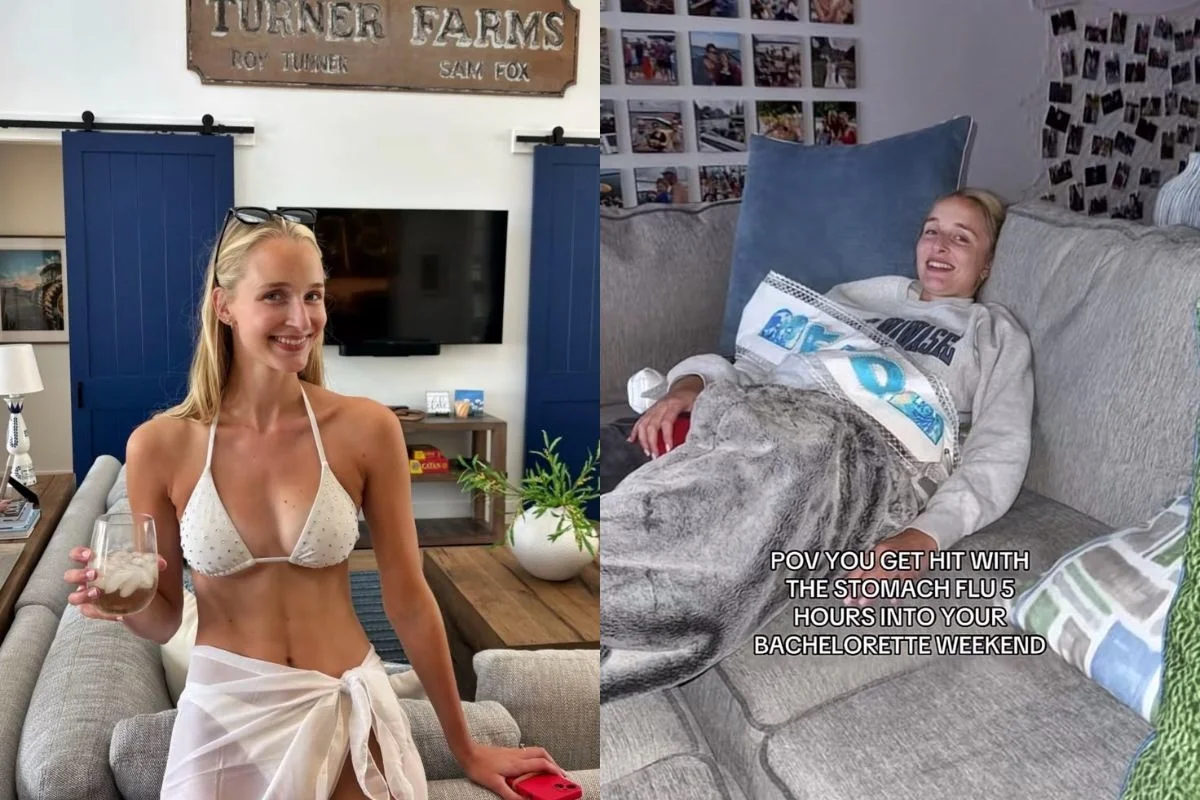 Noiva fica acamada durante despedida de solteira e amigas continuam a festa