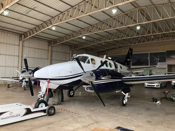 Aeronave apreendida em operação contra corrupção será usada pela PCDF