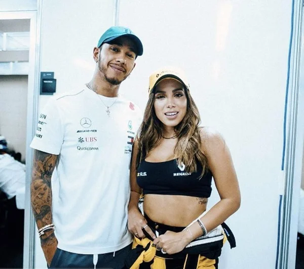 Lewis Hamilton e Anitta
