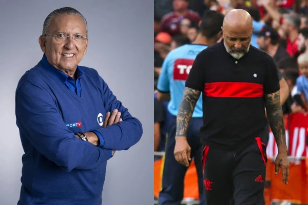 Galvão Bueno critica trabalho de Sampaoli no Flamengo: “Eu avisei”