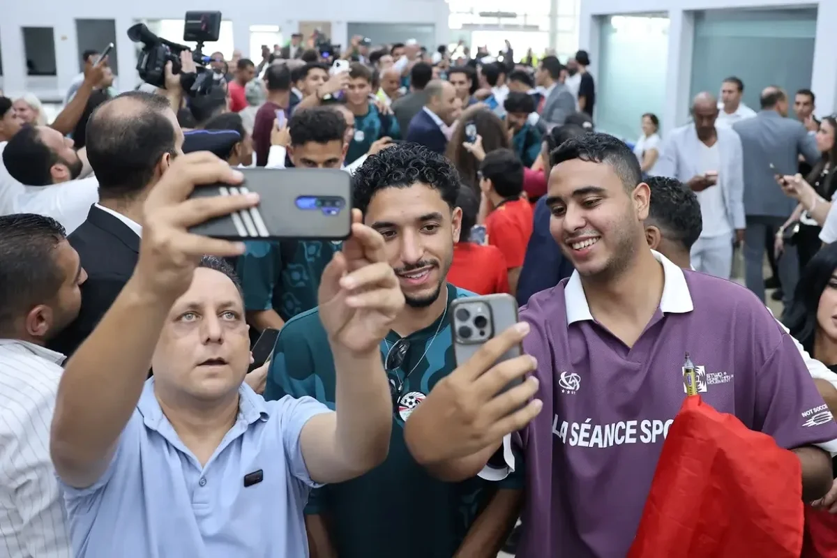 A equipe foi recepcionada no Egito A equipe foi recepcionada no Egito